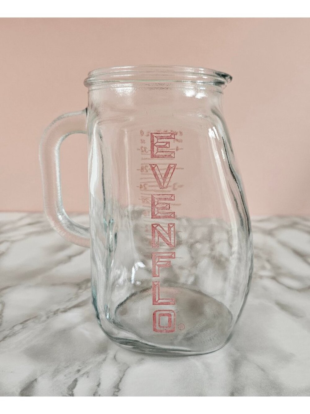 Evenflo Baby Formula Glass Mixing Pitcher, Vintage Baby Shower Gift